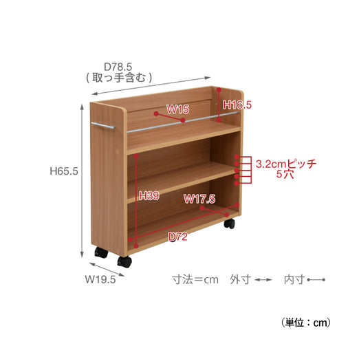 押入れラック(W195×D785×H655)