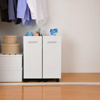 【隠す収納でお部屋はいつも綺麗】生活感の出やすい日用品や山積みの書類も、クローゼットの中にこのラックで隠してしまえば、お部屋はいつでもモデルルームのような佇まいを保てます。