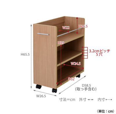 【クローゼットに最適なサイズ】
一般的なクローゼットのデッドスペースにすっきり収まるよう計算された奥行きと幅で、空間を最大限に有効活用できます。