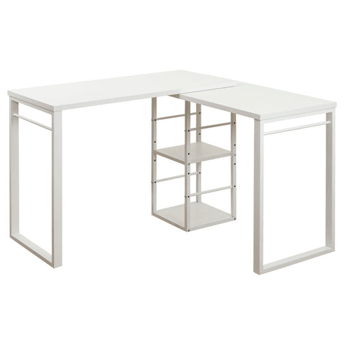 【角を活かすL字スタイル】
お部屋のコーナーにフィットするL字スタイルは、限られた空間を有効活用して、あなただけの特別なワークスペースを作り出します。