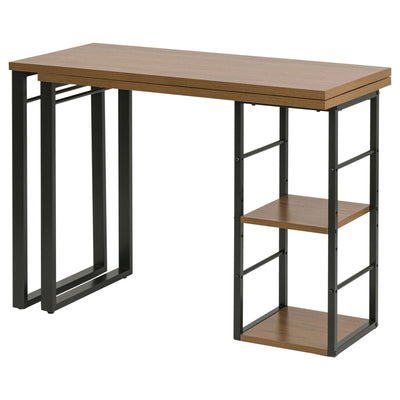 【作業効率が上がるL字デスク】
天板を回転させれば、メインとサブの作業スペースを確保できるL字デスクに早変わりし、資料を広げながらPC作業をするなど、複数のタスクも快適に進められます。