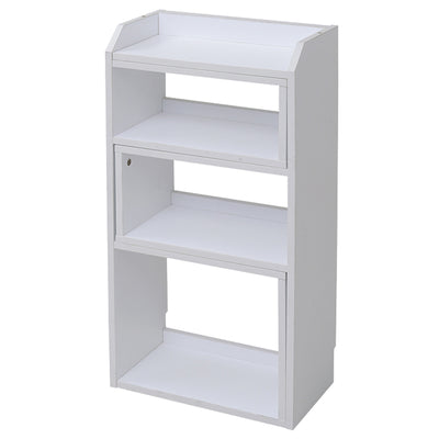 カウンター下やリビングの窓下など、お部屋のデッドスペースを活かしてくれる伸縮ラックです。