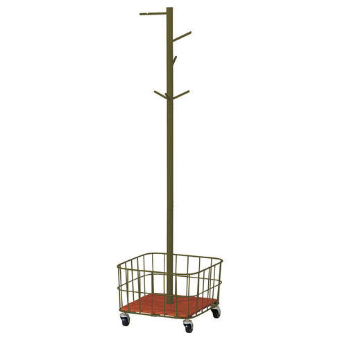 【個性が光るアーバンカーキ】
落ち着いたカーキとオイルステインで仕上げた天然木の棚板が、まるでカフェやショップのようなこなれた雰囲気を演出し、こだわりの空間づくりを叶えてくれます。