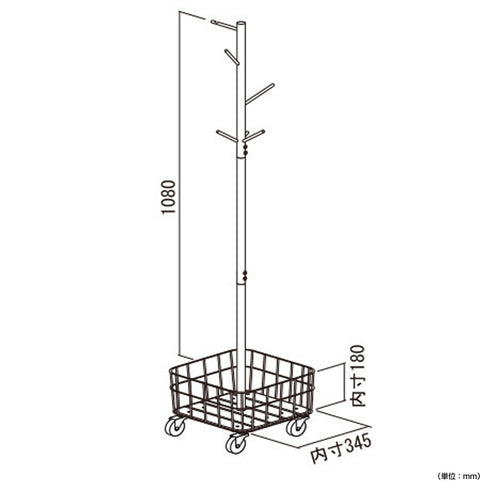 【計算された、絶妙サイズ】
高さを抑えた圧迫感のない設計と、見た目以上に頼れる足元の収納カゴが、玄関やリビングなど限られたスペースのお悩みをスマートに解決してくれます。
