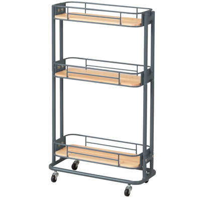 【都会的で洗練された印象】
どんなインテリアにも馴染みやすい洗練されたグレーカラーが、ベッドサイドやリビングの隙間を、すっきりと機能的な収納スペースに変えてくれます。