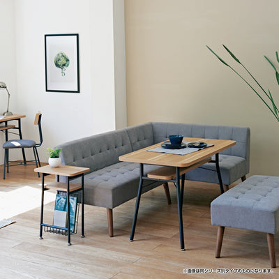 【お掃除ロボットも通る高脚設計】
ソファ下にはロボット掃除機も通れる24cmのスペースを確保しており、面倒な移動なく隅々まで掃除ができるため、いつでも清潔な空間を保てます。