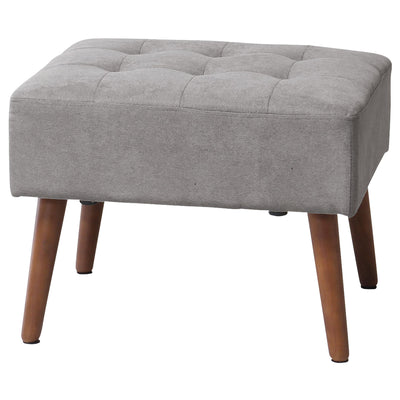 【シックに佇む、万能グレー】
落ち着いたグレーの色合いと天然木の脚が、モダンで洗練された空間を演出し、手触りの良い生地が上質なリラックスタイムを約束します。