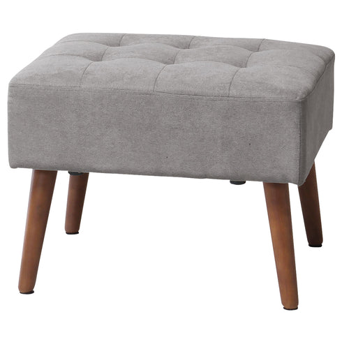 【シックに佇む、万能グレー】
落ち着いたグレーの色合いと天然木の脚が、モダンで洗練された空間を演出し、手触りの良い生地が上質なリラックスタイムを約束します。