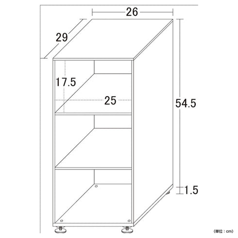 アクリリック シューズラック 2個組(W260×D134×H560)