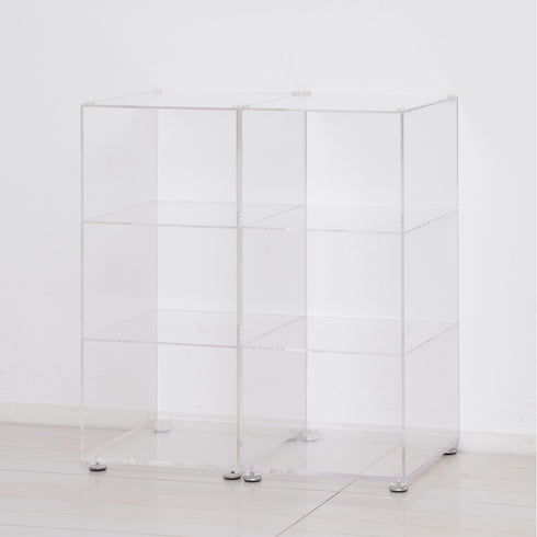 アクリリック シューズラック 2個組(W260×D134×H560)