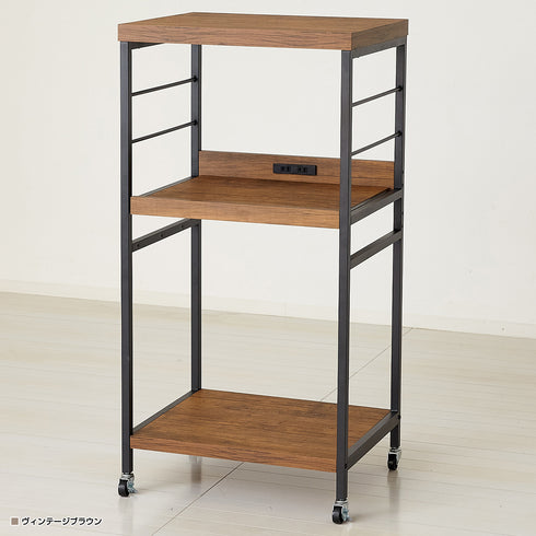 【深みのある、ヴィンテージ調】
深みのあるブラウンの木目が、高級感を醸し出し、お部屋を落ち着いたシックな雰囲気で満たします。