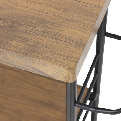 アート オープン3段ワゴン(W620×D250×H720)