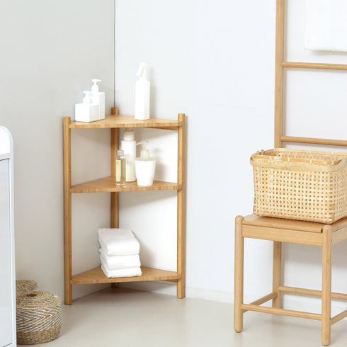 コーナータイプなのでお部屋の角にすっきり収まり、お部屋のデッドスペースを有効活用できます。