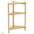 Bamboo コーナーラック 3段(W340×D340×H740)