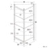 Bamboo コーナーラック 4段(W340×D340×H990)