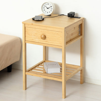 竹材のナチュラルな風合いがインテリアに温かみをプラスし、どこに置いてもおしゃれなアクセントになります。