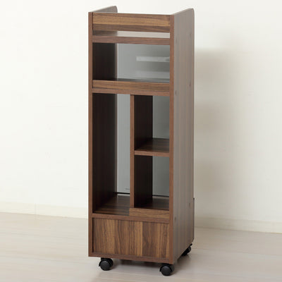 ラックの背面がオープンになっているので、ゲーム機本体の熱を逃がしやすく、コード類の管理も簡単にできます。