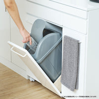 【届いてすぐに使える】開閉しやすいスウィング蓋付きペールが2個付属。分別も簡単で、完成品でお届けするので設置もスムーズです。