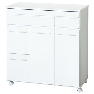 【キッチンに、洗練された存在感】
清潔感あふれるホワイトカラーと無駄のないデザインは、どんなテイストのキッチンにも自然に溶け込み、空間全体をすっきりと見せてくれます。