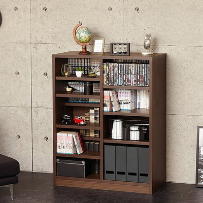 国産ダブル棚板本棚(W900×D430×H1150)