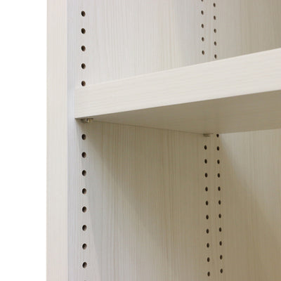 前後の棚板は段違いに設置することも、同じ高さに設置することも可能です。