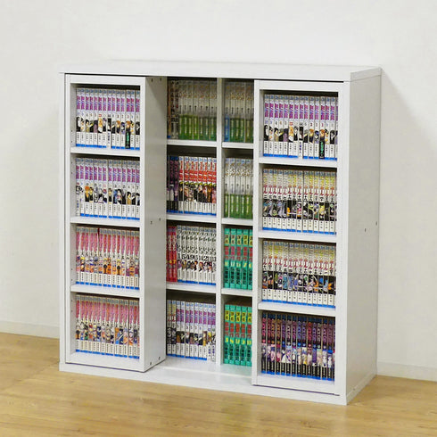 前面スライド式で大容量収納が叶う、深型スライドシェルフ。