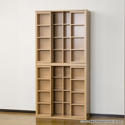 さらに収納力をアップしたい場合は、スライドシェルフ同士を上下に積み重ねて使用することもでき、付属の連結部品でしっかりと固定して安定感のある設置が可能です。