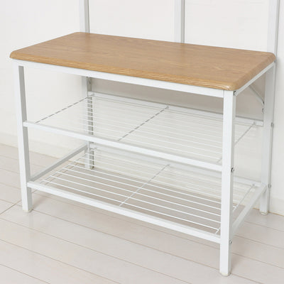 多機能ハンガーラック ミラー付き(W620×D330×H1695)