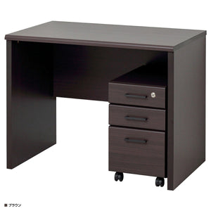 マーサ鍵付きデスク2点セット(W900 D550 H700)