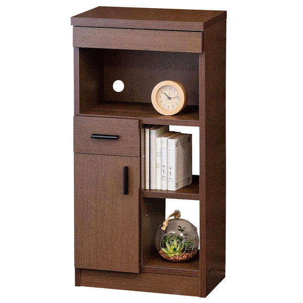 お部屋の美観を損なわず、ルーターや光電話の機器をスマートに収納できる、ルーター収納ラック。