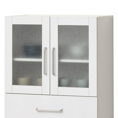 【細部に宿る、使いやすさの工夫】
散らかりがちなカトラリーや小物の収納に最適な引き出しは、安全なストッパー付きで勢いよく開けても安心な上、耐荷重30kgの天板は、ちょっとした作業スペースとしても活躍し、毎日の調理を快適にサポートします。