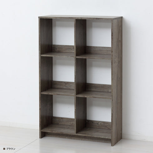 オープンラック 6マス(W690×D265×H1095)