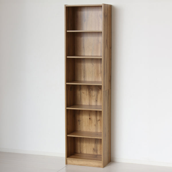 工具不要の簡単に組立が出来る高さ180cmの収納力豊富な文庫本棚です。