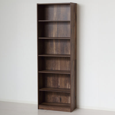 【ネジ穴なしの美しいデザイン】
落ち着いたダークブラウンが大人の空間を演出し、組立式にありがちなネジ穴が見えないので、どこから見ても美しい佇まいです。