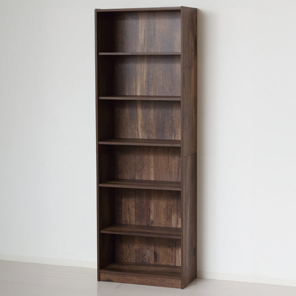 【ネジ穴なしの美しいデザイン】
落ち着いたダークブラウンが大人の空間を演出し、組立式にありがちなネジ穴が見えないので、どこから見ても美しい佇まいです。