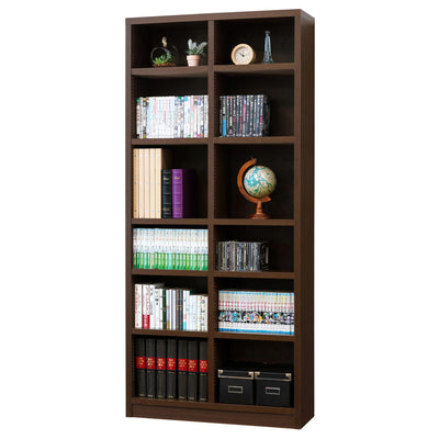 特殊な構造で棚板がしっかりと強化されており、重い辞書や書類ファイルなども安定して収納できる、幅800mmの強化棚シェルフです。