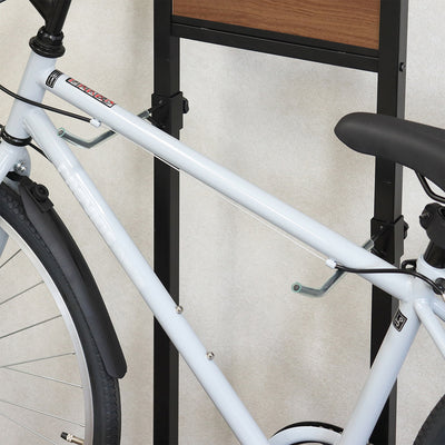 また、自転車を引っ掛けるフックには自転車を傷付けないように保護チューブが付いています。