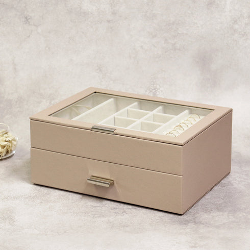 ジュエリーボックス アシャ 2段タイプ(W264×D216×H115)