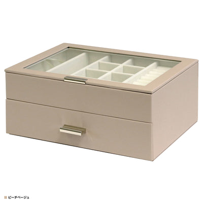 ジュエリーボックス アシャ 2段タイプ(W264×D216×H115)