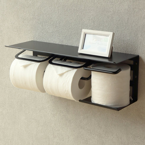 アイアントイレットペーパーホルダー アベル ストックタイプ(W420×143×H149)