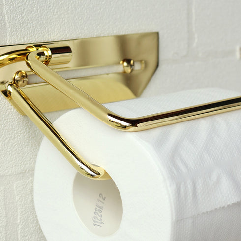 真鍮トイレットペーパーホルダー エリオット ダブルタイプ(W293×D85×H50)