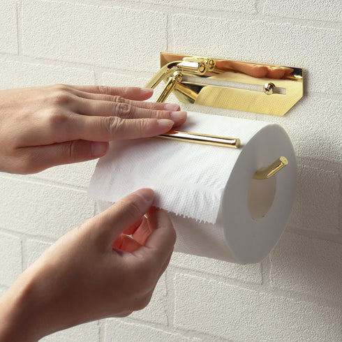 真鍮トイレットペーパーホルダー エリオット ダブルタイプ(W293×D85×H50)