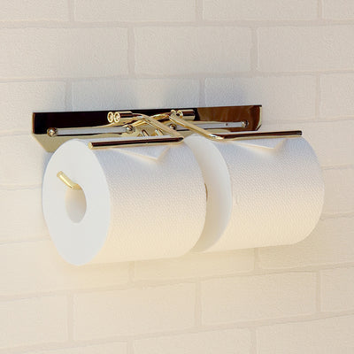 真鍮トイレットペーパーホルダー エリオット ダブルタイプ(W293×D85×H50)