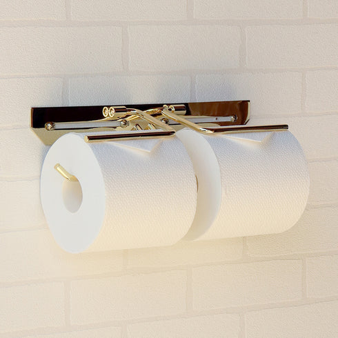 真鍮トイレットペーパーホルダー エリオット ダブルタイプ(W293×D85×H50)
