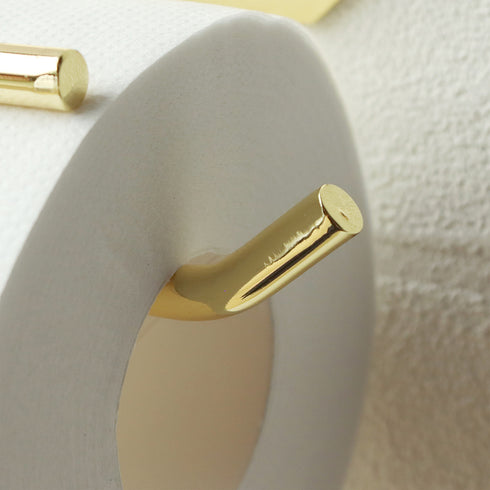 【細部に宿る、洗練された機能】
ペーパーが滑り落ちるのを防ぐ絶妙な角度のストッパーは、デザインのアクセントとしても美しく、細やかな配慮が光ります。