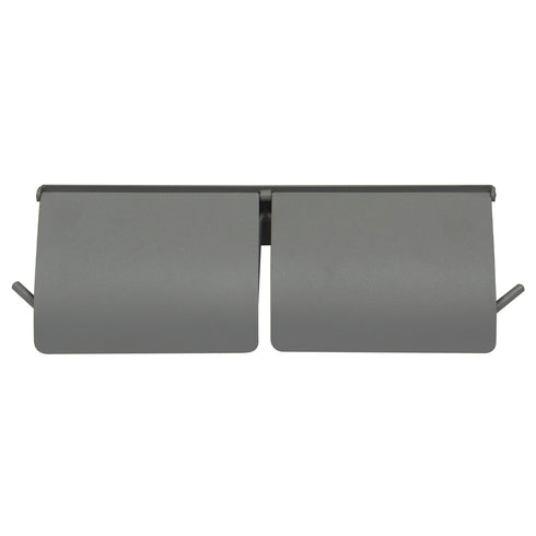 【計算されたシンメトリーの美しさ】
左右対称の整然としたデザインは見た目に安定感を与えるだけでなく、ペーパーの交換もスムーズに行えるよう、使いやすさまで考慮されています。