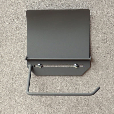 アイアントイレットペーパーホルダー トビー シングルタイプ(W152×D94×H62)