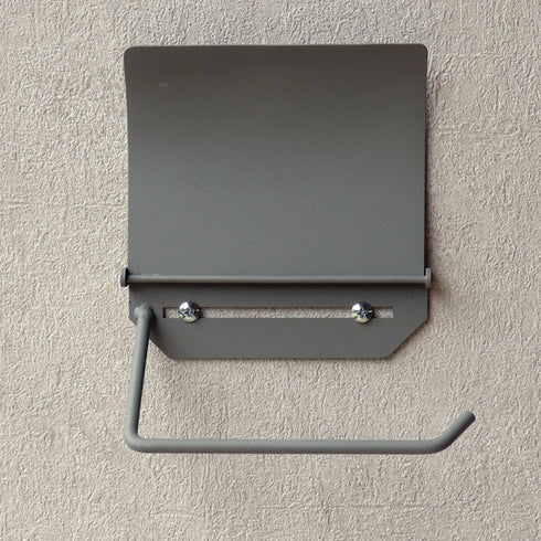 アイアントイレットペーパーホルダー トビー シングルタイプ(W152×D94×H62)