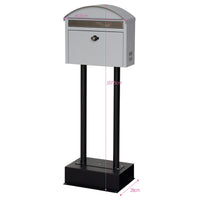 【ちょうどいい、絶妙なサイズ感】
高すぎず低すぎない使いやすい高さだから、郵便配達員の方にも、取り出すご自身の身長にも左右されにくい、使う人みんなに優しい設計です。