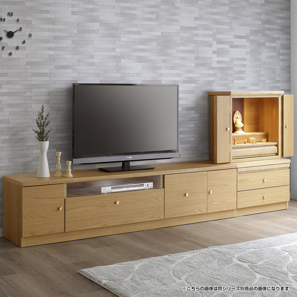 和室と洋室、どちらとも相性が良い、モダンなデザインの日本製TVボード、コンパクトな幅120cmタイプです。
